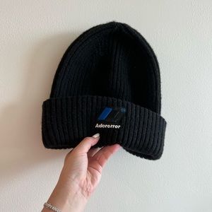 ADERERROR x ZARA black beanie limited edition size M